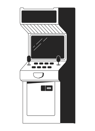 Video gaming machine  Illustration