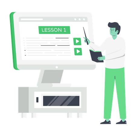 Video Lesson  Illustration