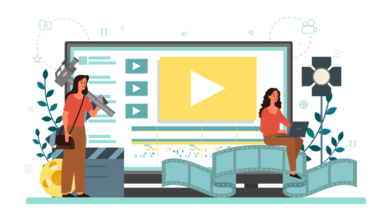 Video Maker  Illustration