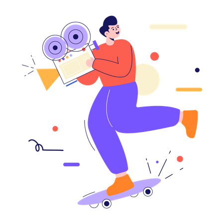 Video Maker  Illustration