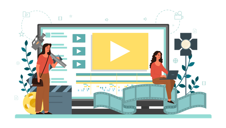 Video Maker  イラスト