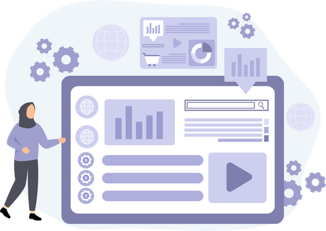 Video Marketing Analysis  Illustration