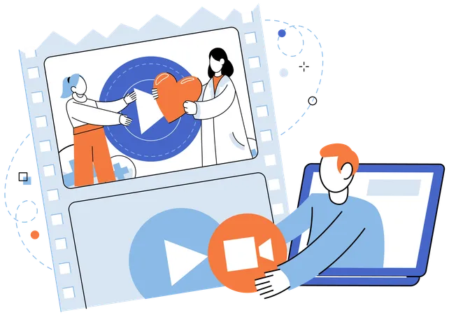 Video marketing becomes effective strategy for promoting businesses and reaching target audiences  Illustration