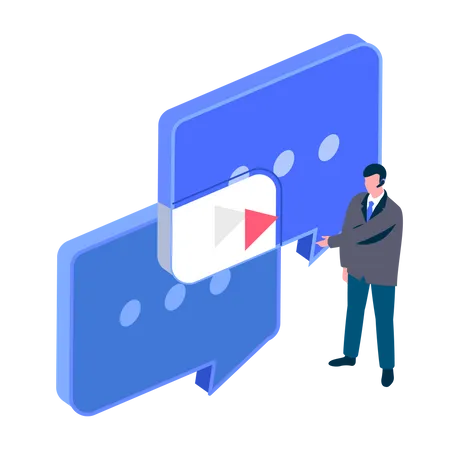 Video Marketing  Illustration