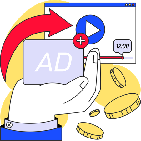 Video marketing  Illustration