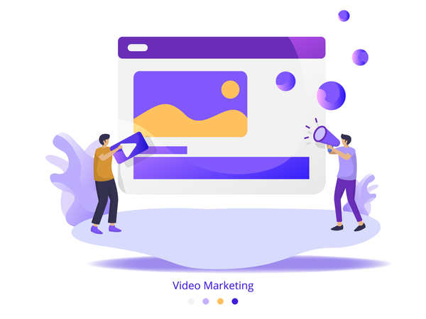 Video Marketing  Illustration