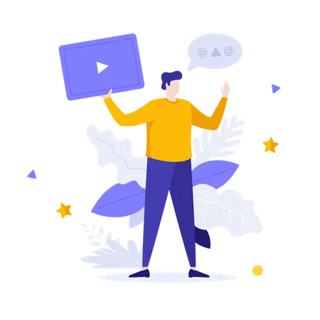 Video marketing  Illustration