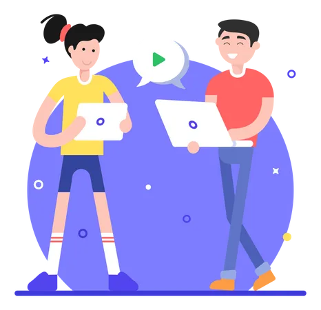 Video marketing  Illustration