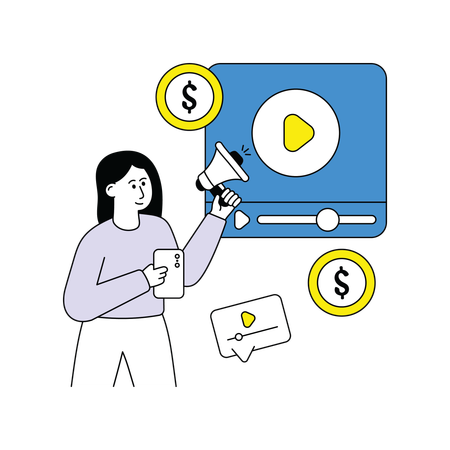 Video marketing  Illustration