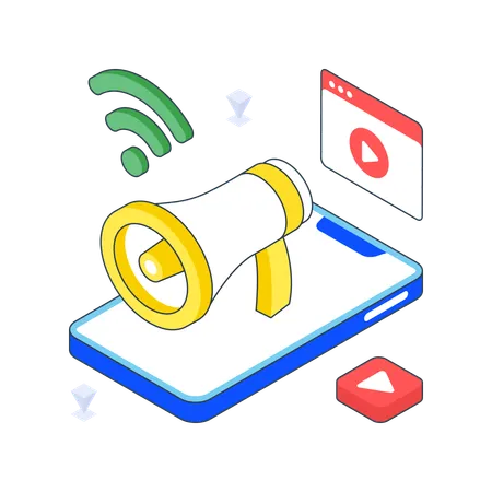 Video Marketing  Illustration