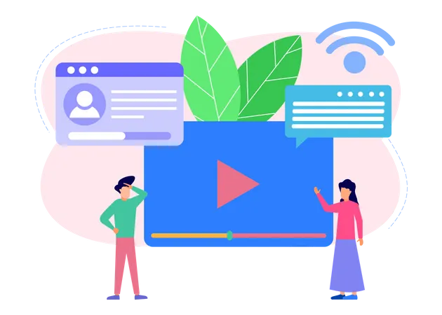 Video marketing  Illustration