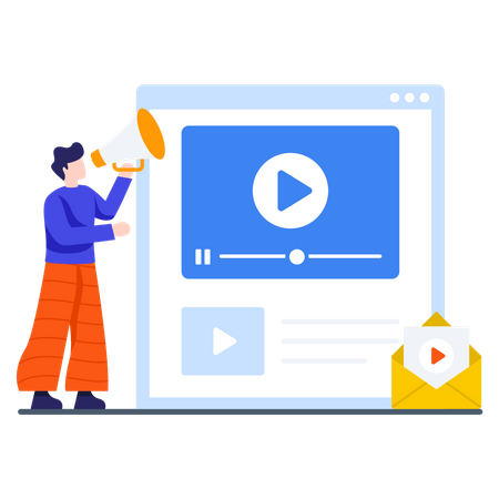 Video Marketing  Illustration