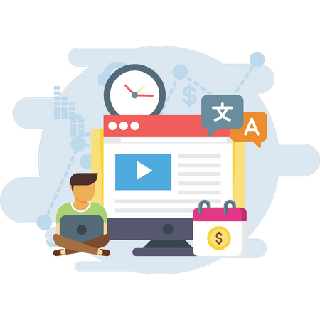 Video marketing  Illustration