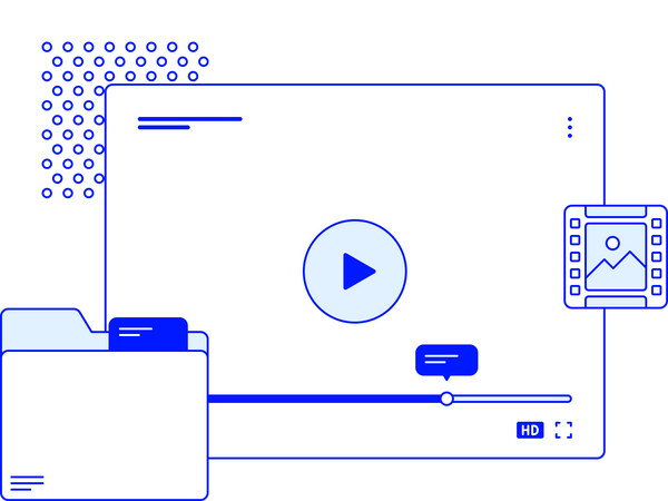 Video Player  Illustration