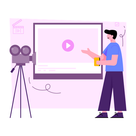 Video Presentation  Illustration