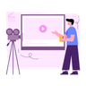 video presentation illustration free download