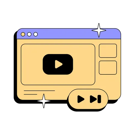 Video YouTube  Illustration