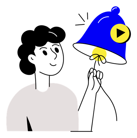 Videobenachrichtigung Illustration