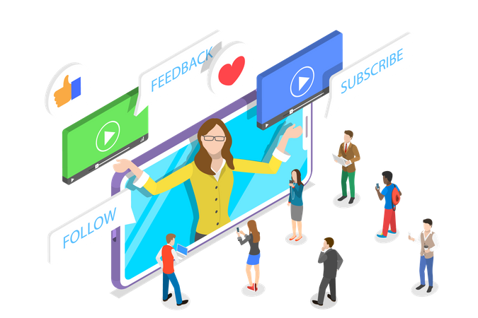 Videoblog  Illustration