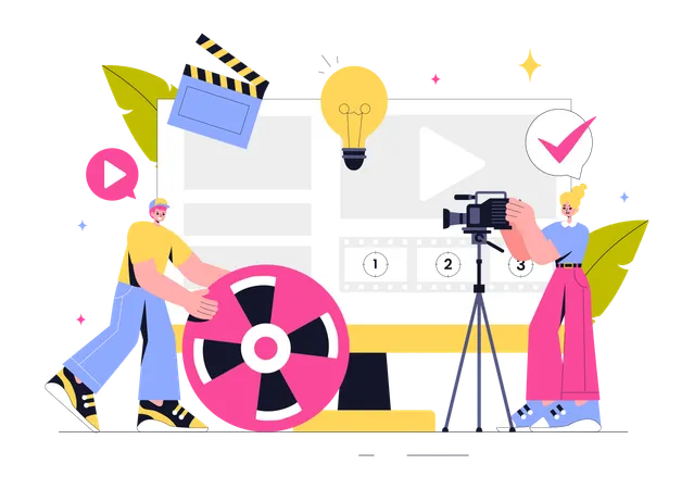 Videografia profesional  Ilustración