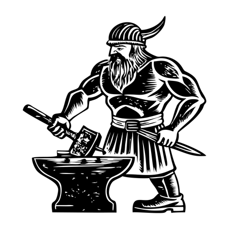 바이킹 모루  일러스트레이션
