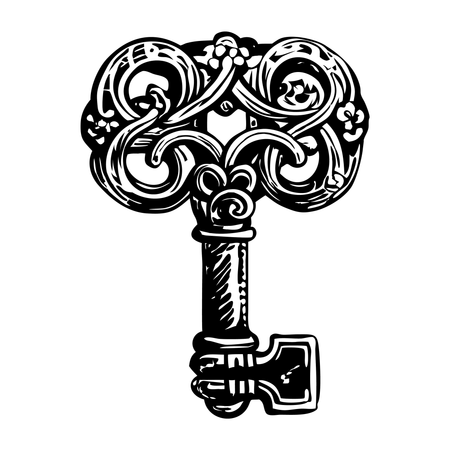 Viking Key  Illustration