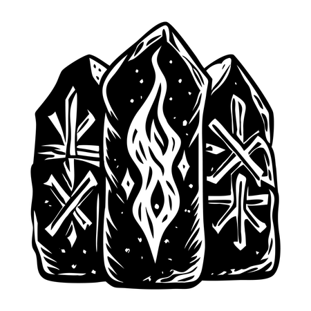 Viking Runes  Illustration