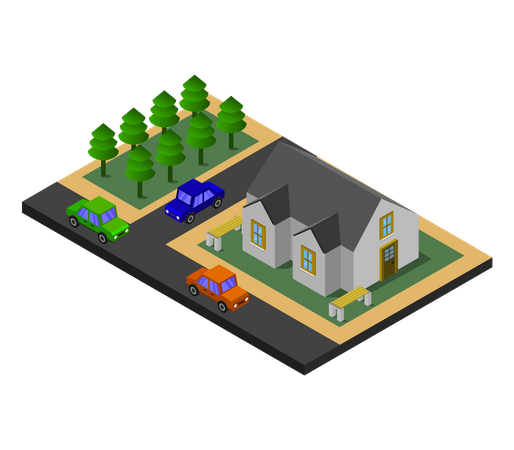 Villa  Illustration