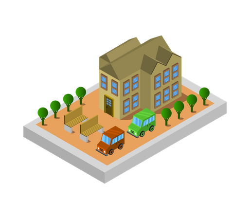 Villa  Illustration