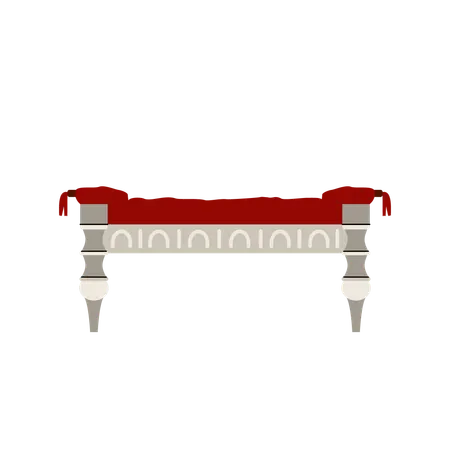 Vintage ancient furniture  Illustration