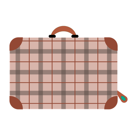 Vintage suitcase  Illustration