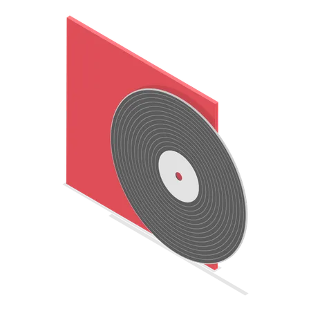 Vinyl Plates  Illustration