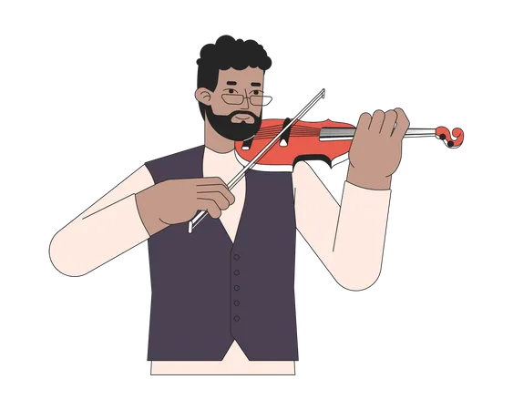 Violoniste  Illustration