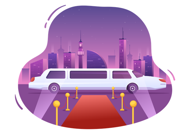 VIP-Limousine  Illustration