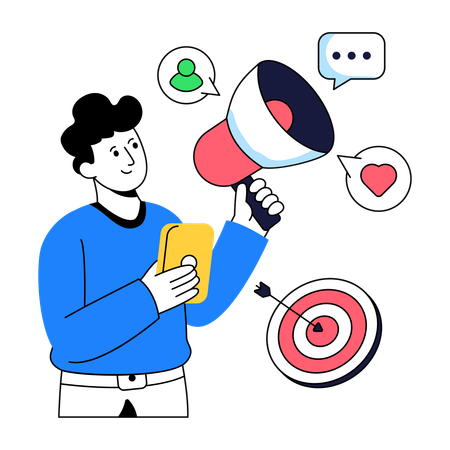 Viral Marketing  Illustration