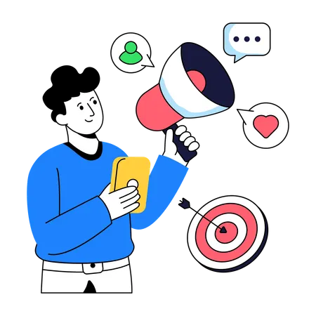 Viral Marketing  Illustration