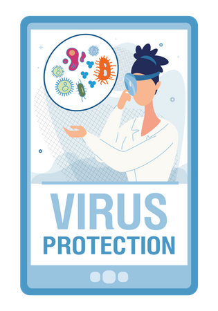 Virus Schutz  Illustration