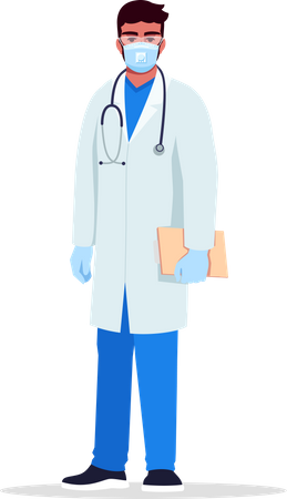 Virologist  Illustration