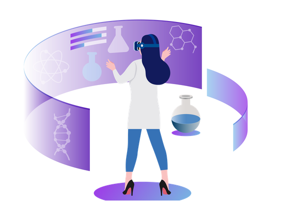 Virtual Chemical Experiment  Illustration