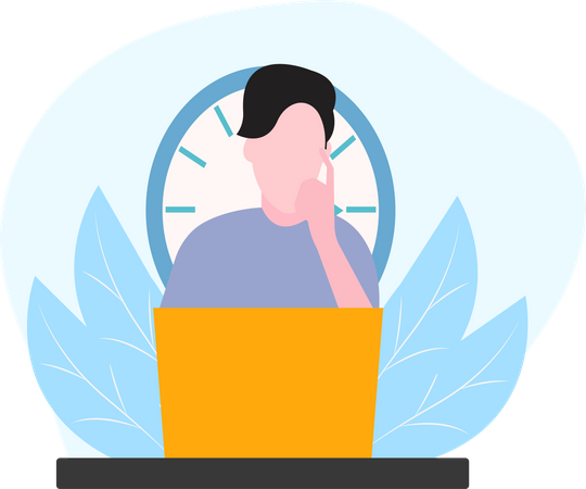 Virtual class  Illustration