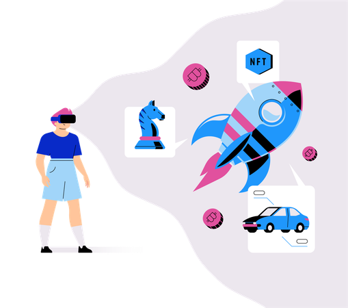 Virtual Economy  Illustration
