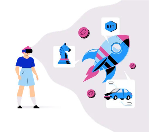 Virtual Economy  Illustration