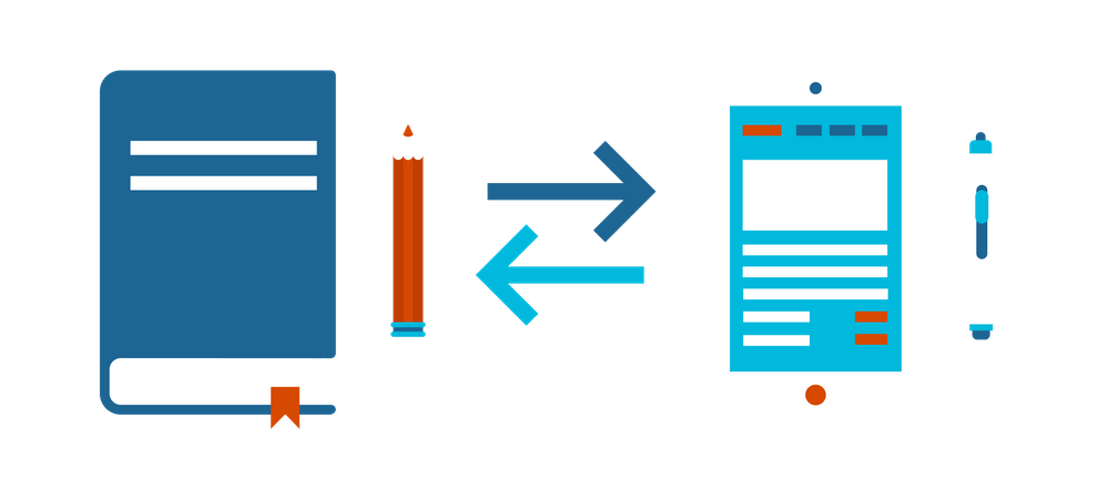 Virtual education  Illustration