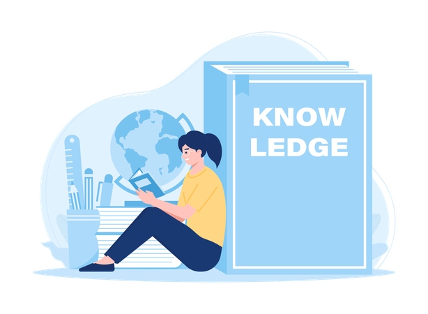 Virtual Education  Illustration