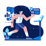 fitness using vr illustration free download