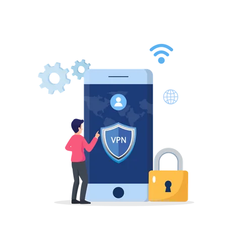 Virtual Private Network  Illustration