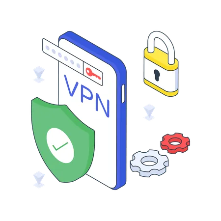 Virtual Private Network  Illustration