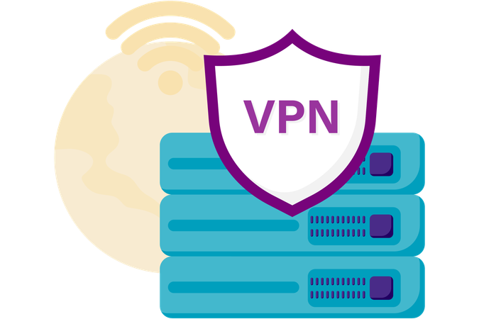 Virtual Private Network  Illustration