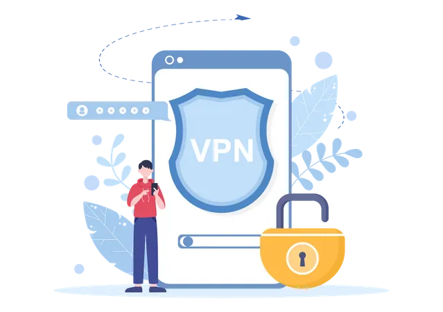 Virtual Private Network Service  Illustration