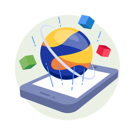 Virtual Reality  Illustration